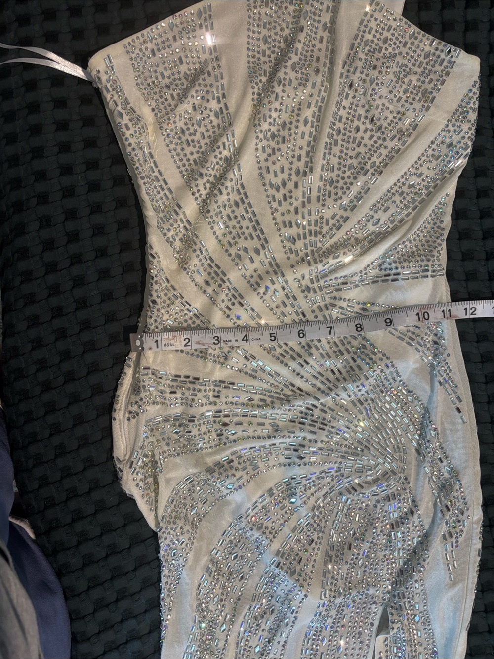 BANJUL Vienna Rhinestone One-Shoulder Maxi Gown size S - Picture 14 of 16